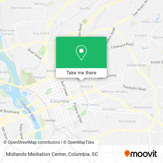 Midlands Mediation Center map