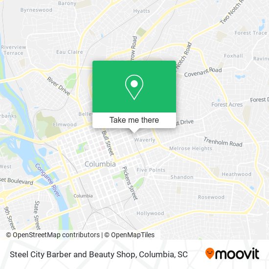 Steel City Barber and Beauty Shop map