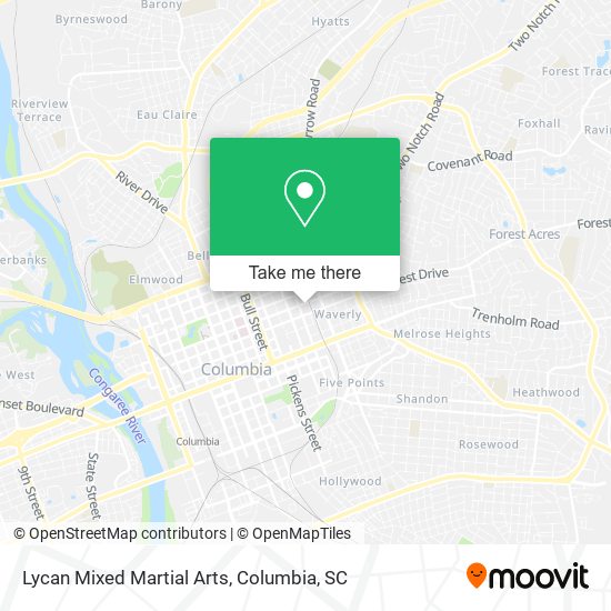 Lycan Mixed Martial Arts map