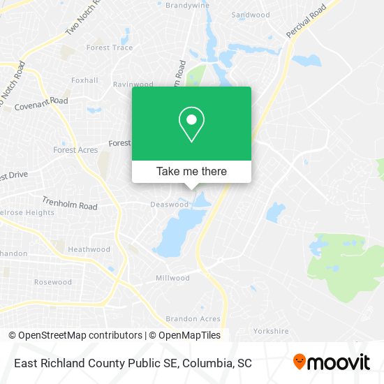 East Richland County Public SE map
