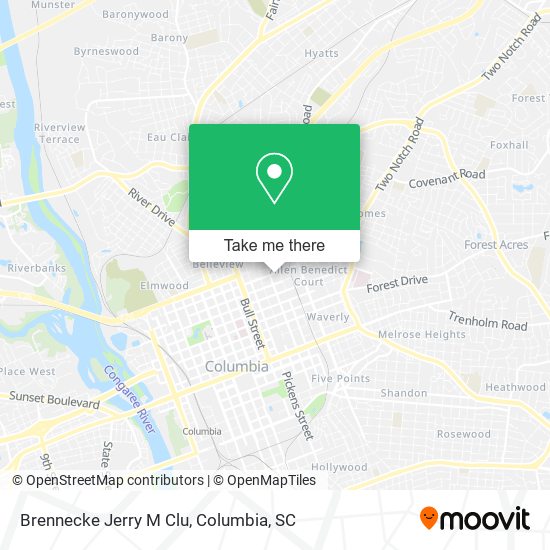 Brennecke Jerry M Clu map