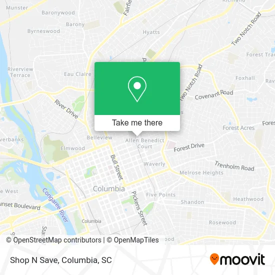Shop N Save map