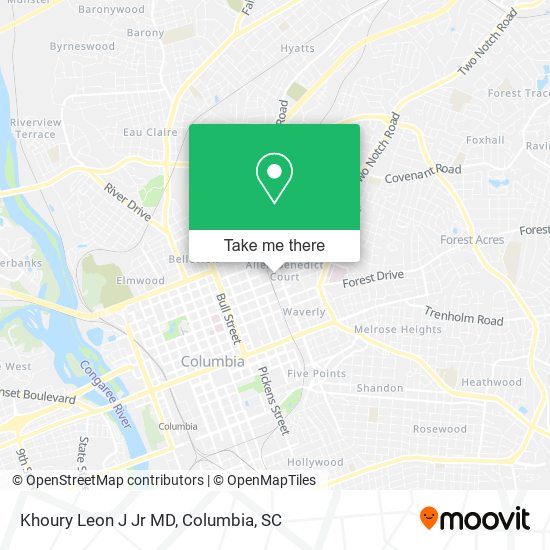 Khoury Leon J Jr MD map