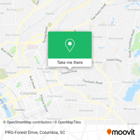 PRG-Forest Drive map