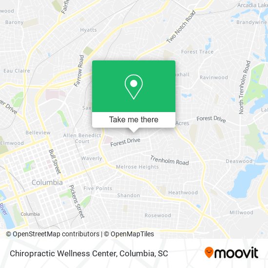 Chiropractic Wellness Center map