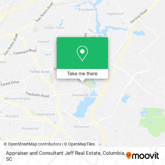 Mapa de Appraiser and Consultant Jeff Real Estate