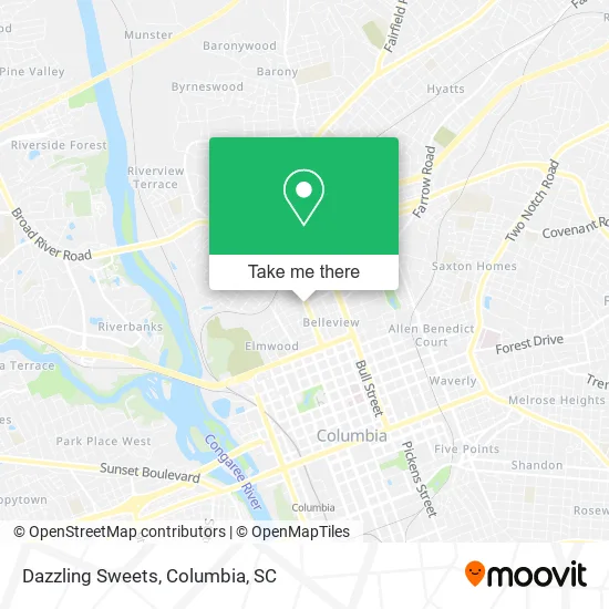 Dazzling Sweets map