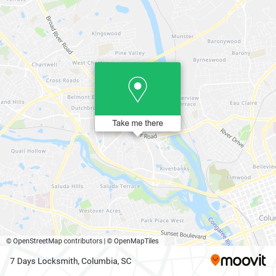 7 Days Locksmith map