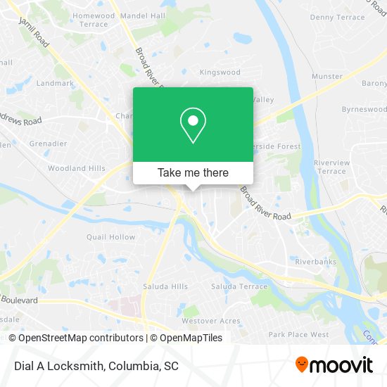 Mapa de Dial A Locksmith
