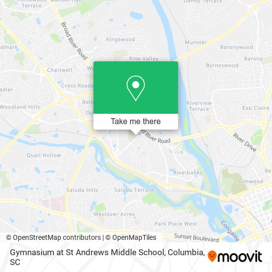 Mapa de Gymnasium at St Andrews Middle School