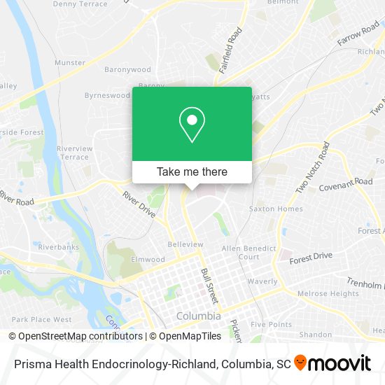 Mapa de Prisma Health Endocrinology-Richland