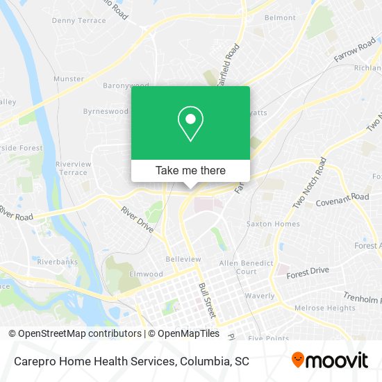 Carepro Home Health Services map
