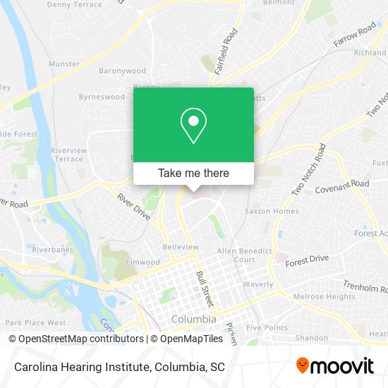Mapa de Carolina Hearing Institute