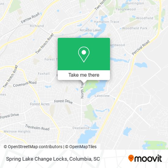 Spring Lake Change Locks map