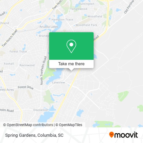 Mapa de Spring Gardens