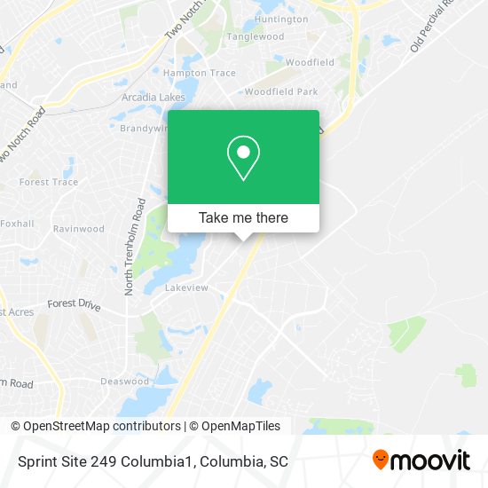 Sprint Site 249 Columbia1 map