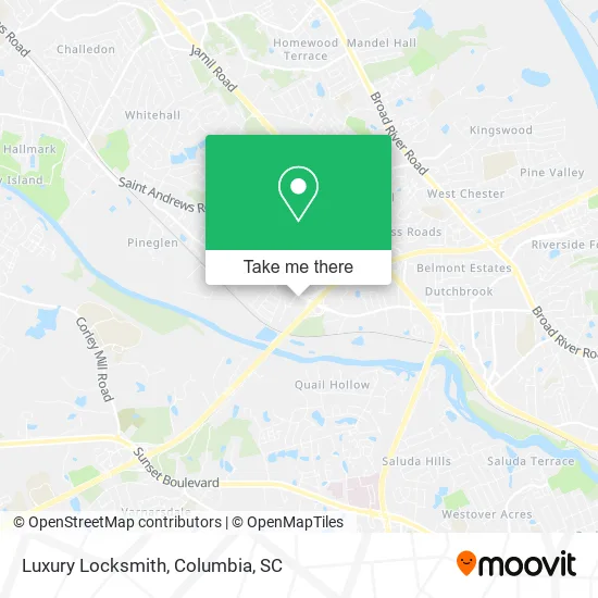 Luxury Locksmith map