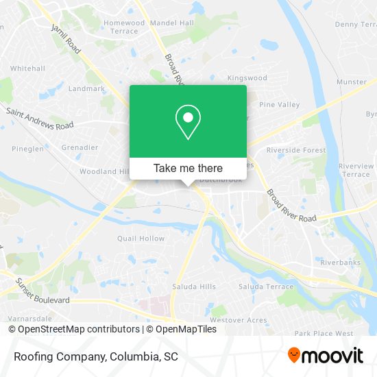 Roofing Company map