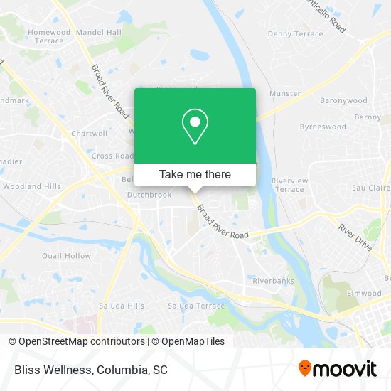 Bliss Wellness map