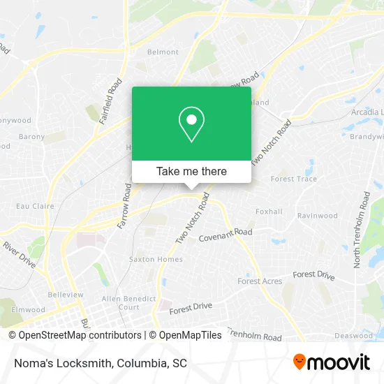 Noma's Locksmith map