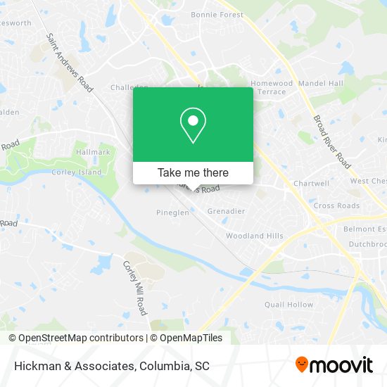 Mapa de Hickman & Associates