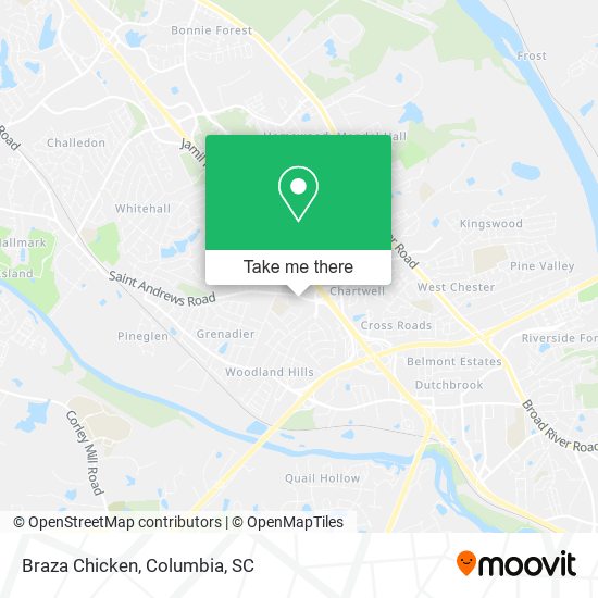 Mapa de Braza Chicken
