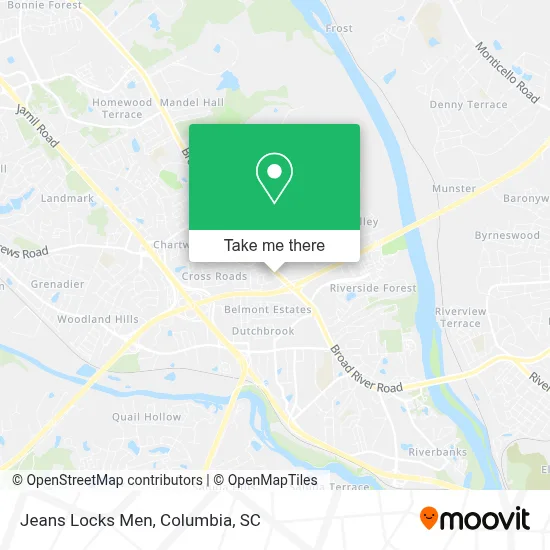 Jeans Locks Men map