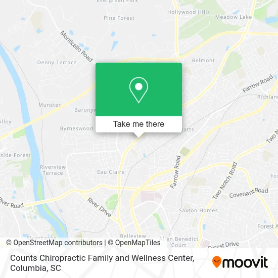 Counts Chiropractic Family and Wellness Center map