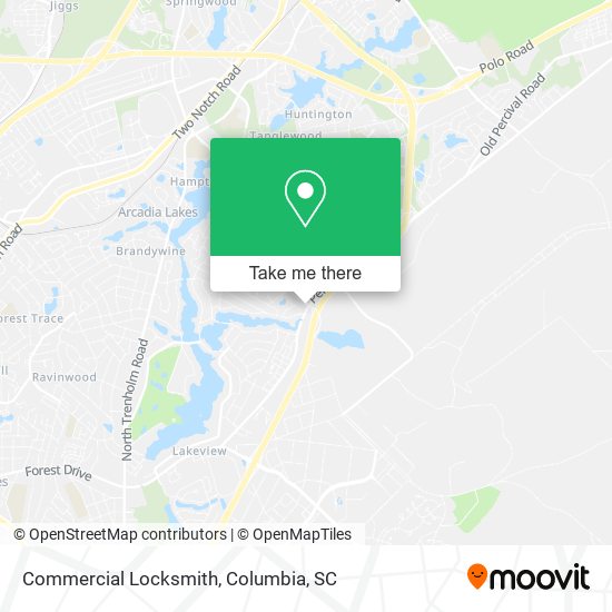 Commercial Locksmith map