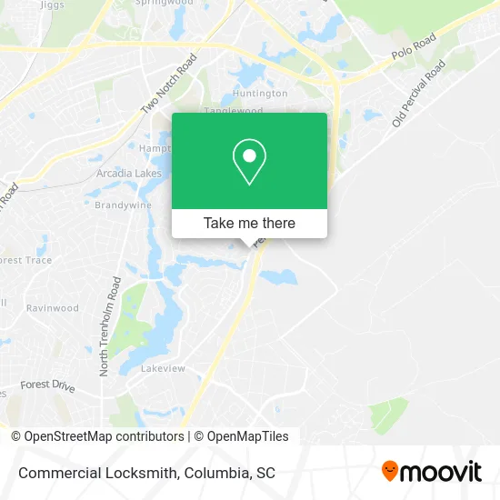 Commercial Locksmith map