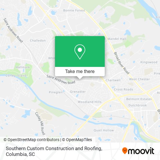 Mapa de Southern Custom Construction and Roofing