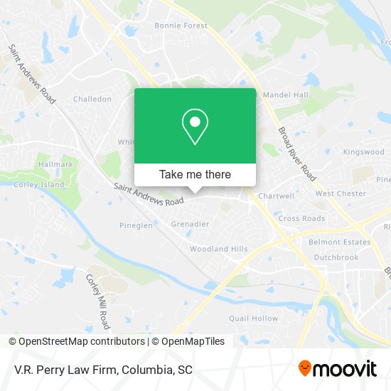 V.R. Perry Law Firm map