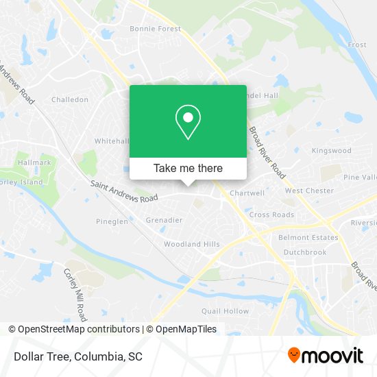 Mapa de Dollar Tree