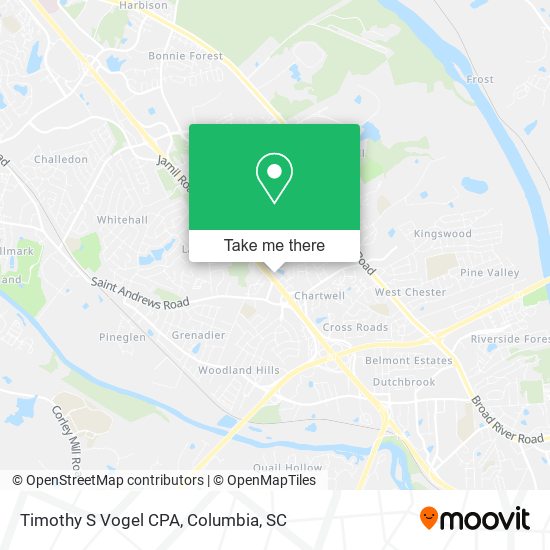 Mapa de Timothy S Vogel CPA