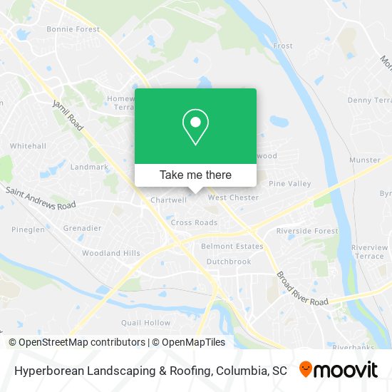 Hyperborean Landscaping & Roofing map