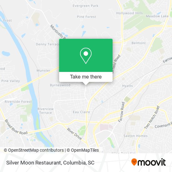 Silver Moon Restaurant map