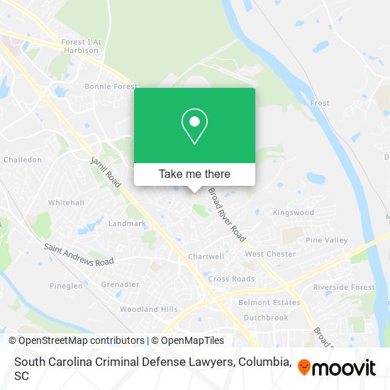 South Carolina Criminal Defense Lawyers map