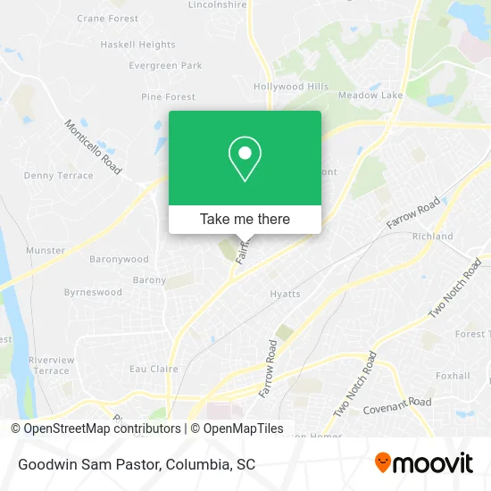 Goodwin Sam Pastor map