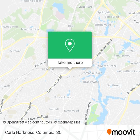 Mapa de Carla Harkness