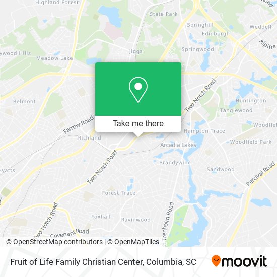 Mapa de Fruit of Life Family Christian Center