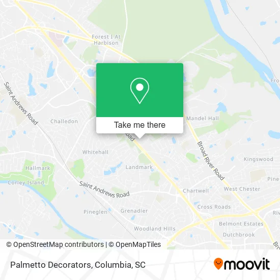 Palmetto Decorators map