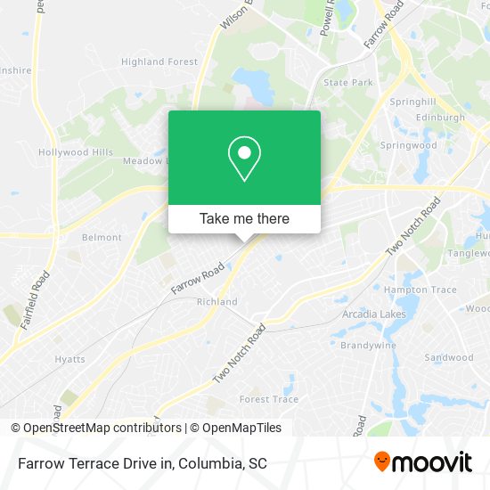 Farrow Terrace Drive in map