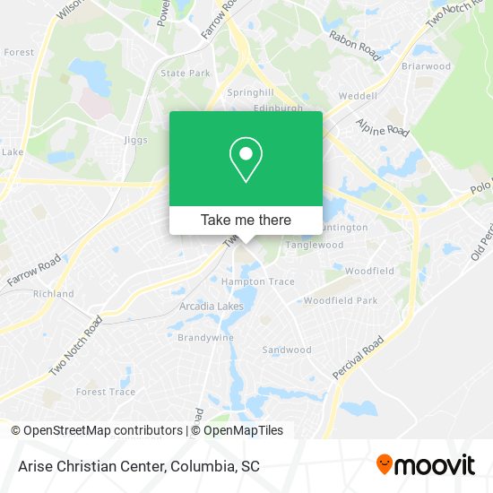 Arise Christian Center map