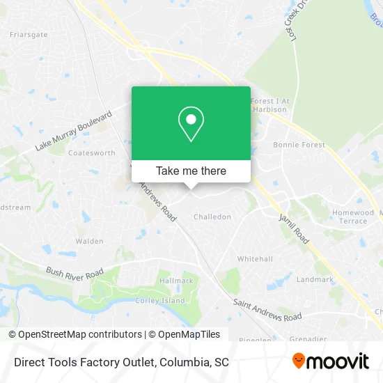 Direct Tools Factory Outlet map