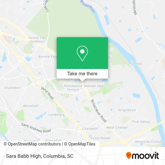 Sara Babb High map