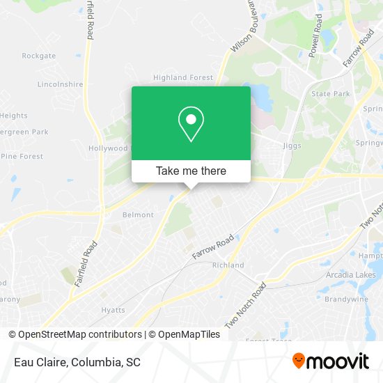 Mapa de Eau Claire