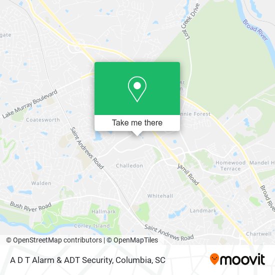 A D T Alarm & ADT Security map