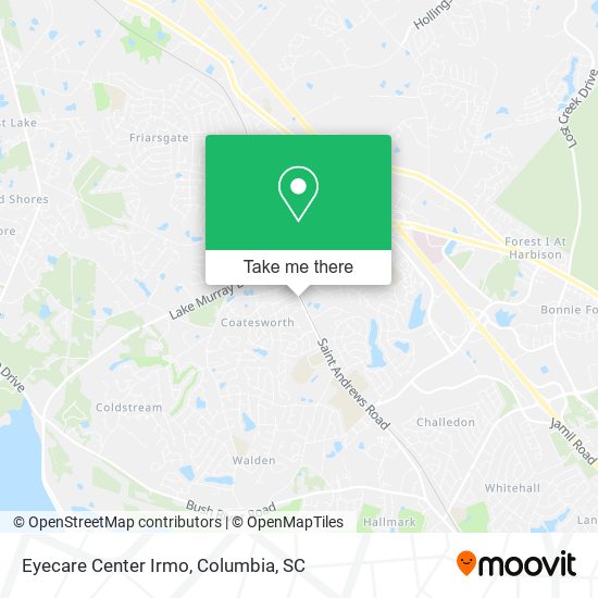 Mapa de Eyecare Center Irmo