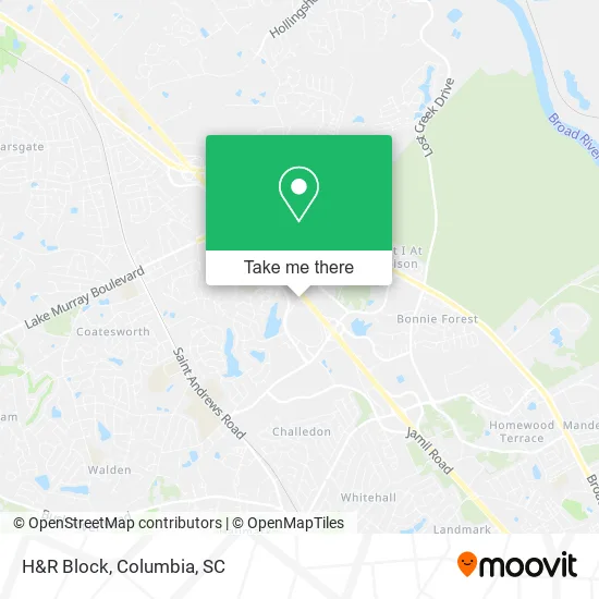 H&R Block map