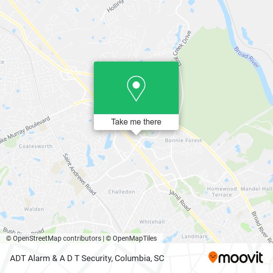 ADT Alarm & A D T Security map